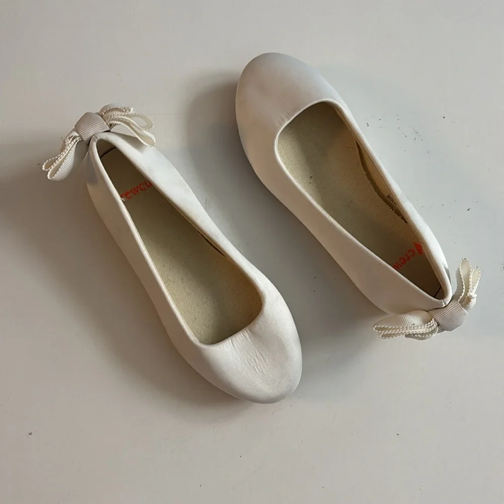 J. Crew Crewcuts Bridal Graduation Grosgrain Ribbon Bow Back Ballet Party